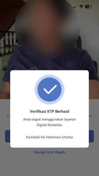 Verifikasi e-KTP SIM Online